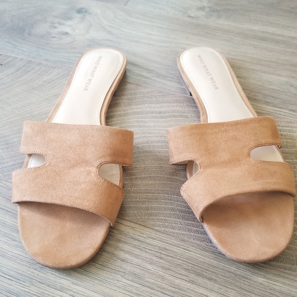 Who What Wear brown sandals